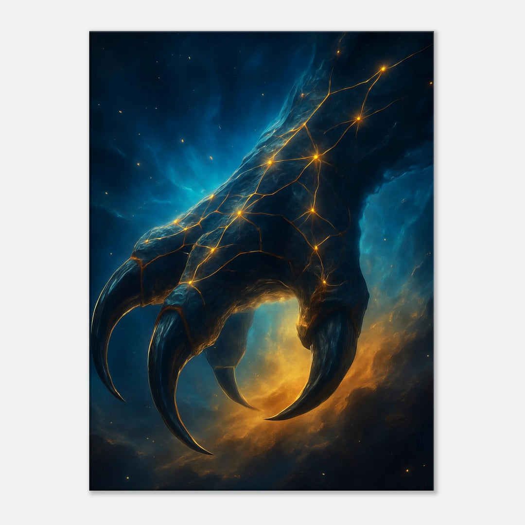 Celestial Claw – Die Kraft der Sterne in ihrer wildesten Form - Simpls space print - Print Material