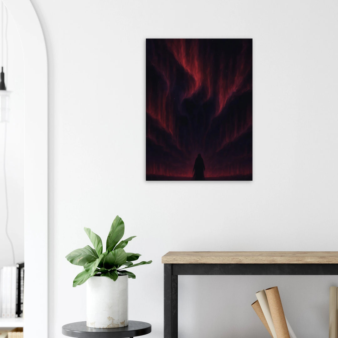 Haunted Aurora- Halloween - Simpls space print-Print Material