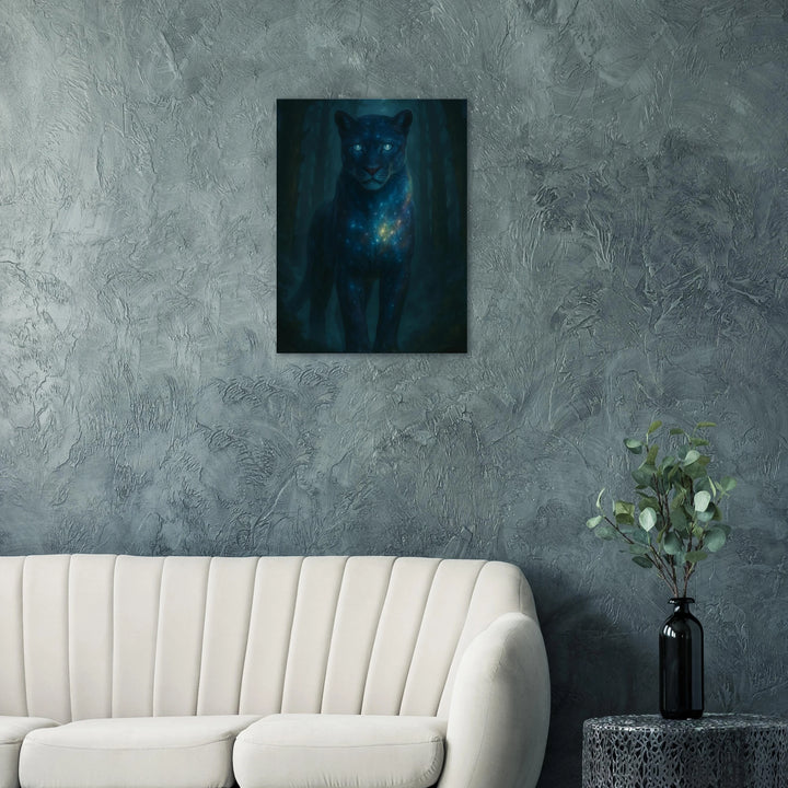 Astral Panther – Wächter zwischen Sternen und Schatten - Simpls space print-Print Material