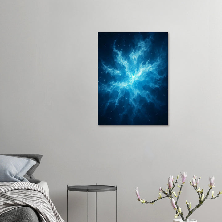Frostborn Nebula - Simpls space print - Print Material