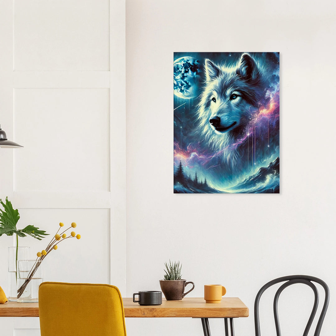 Moonshine - Wolf - Simpls space print - Print Material