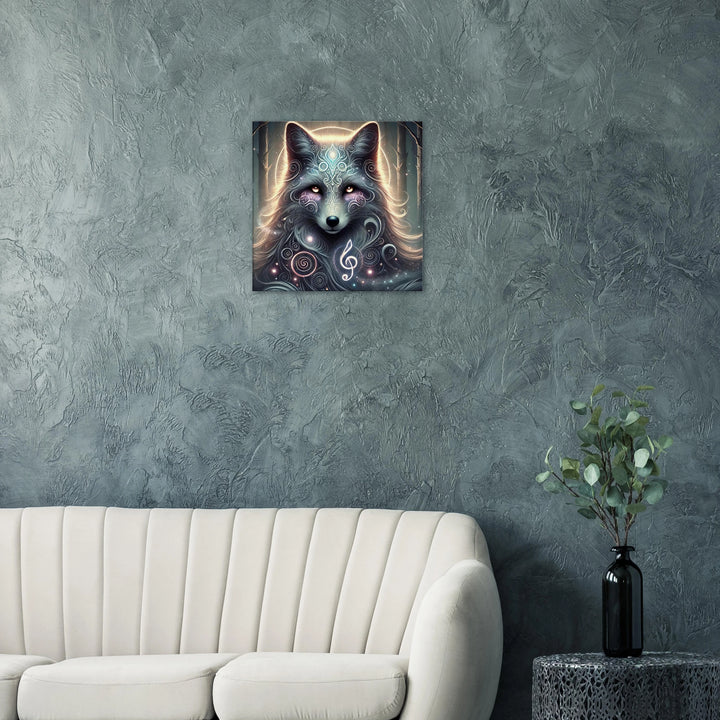 Totem Fuchs – Die Melodie der Intuition - Simpls space print-Print Material