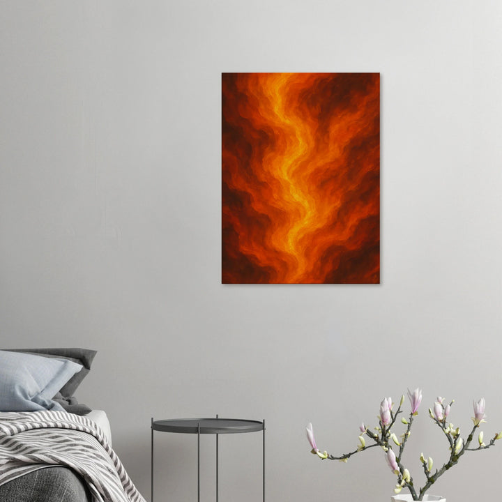 Rising Fire - Simpls space print - Print Material