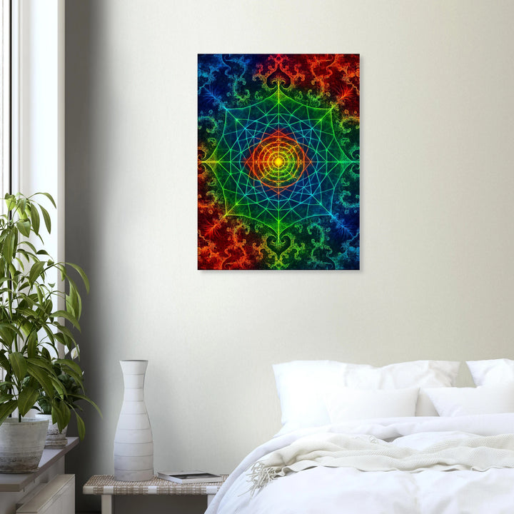 Symmetry Field – Das pulsierende Mandala des Universums - Simpls space print-Print Material
