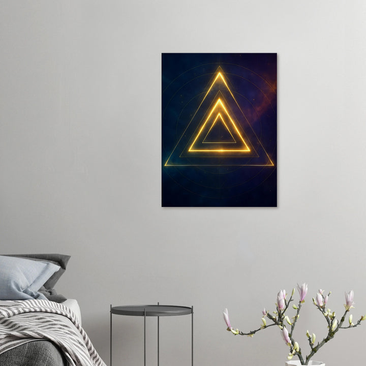 Sacred Triad – Die stille Ordnung hinter allem - Simpls space print-Print Material