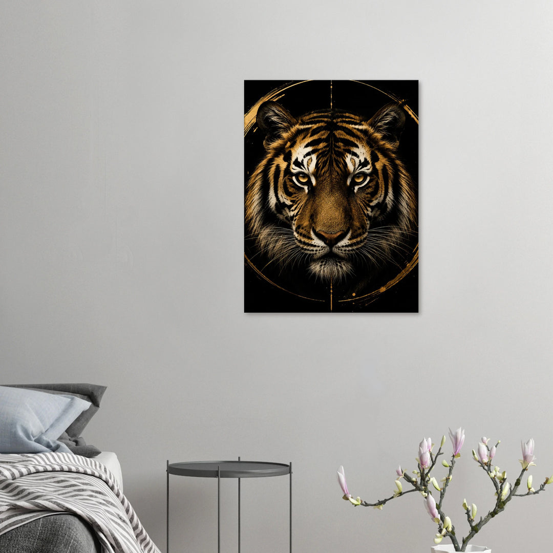 Golden Instinct – Wo Stärke auf pure Eleganz trifft - Simpls space print-Print Material