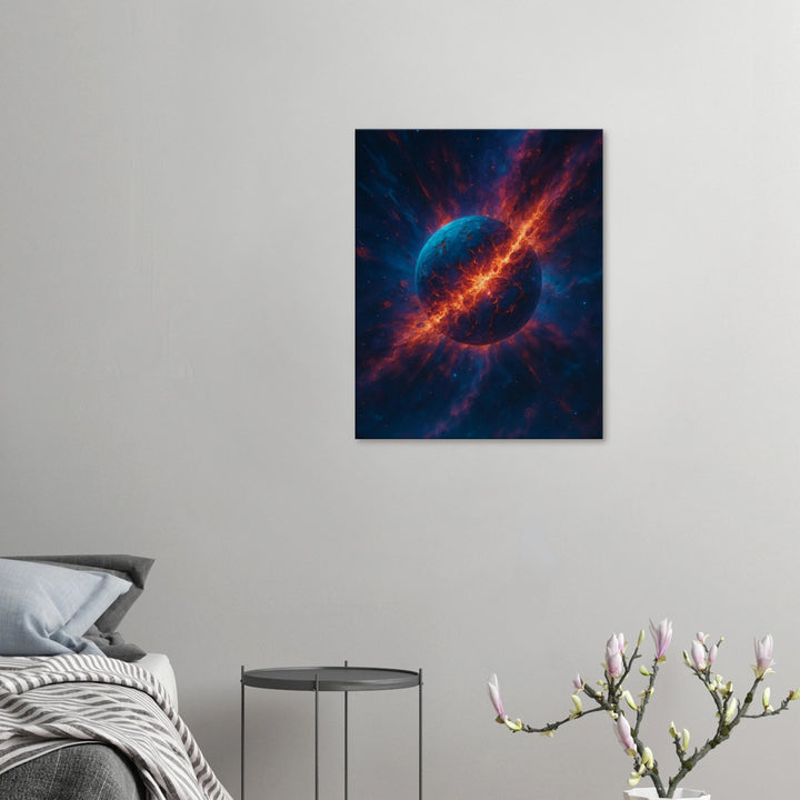 Zero Point - Leinwand - Simpls space print - Print Material