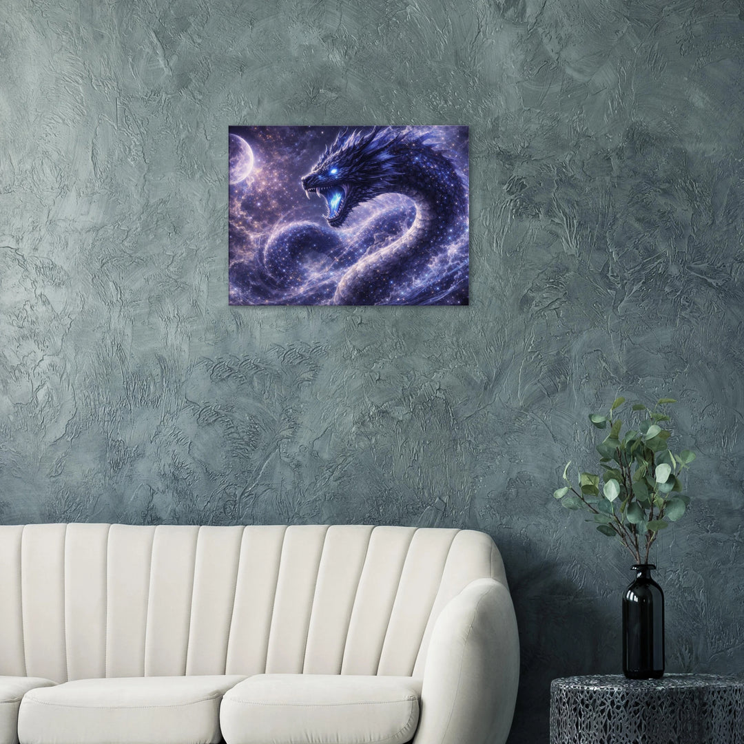 Cosmic Tide Serpent – Der uralte Atem des Universums - Simpls space print-Print Material