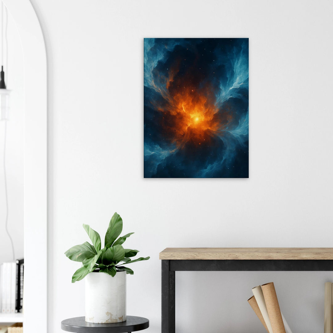 Frosted Ember – Wenn Eis das Feuer umarmt - Simpls space print-Print Material