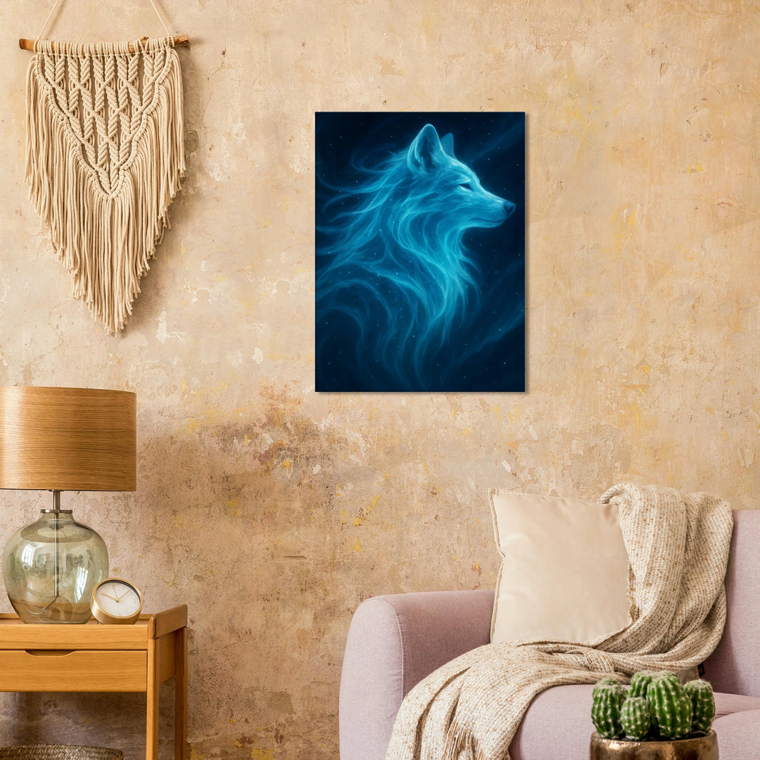 Lunar Howl – Der Ruf der Seele im silbernen Wind - Simpls space print-Print Material