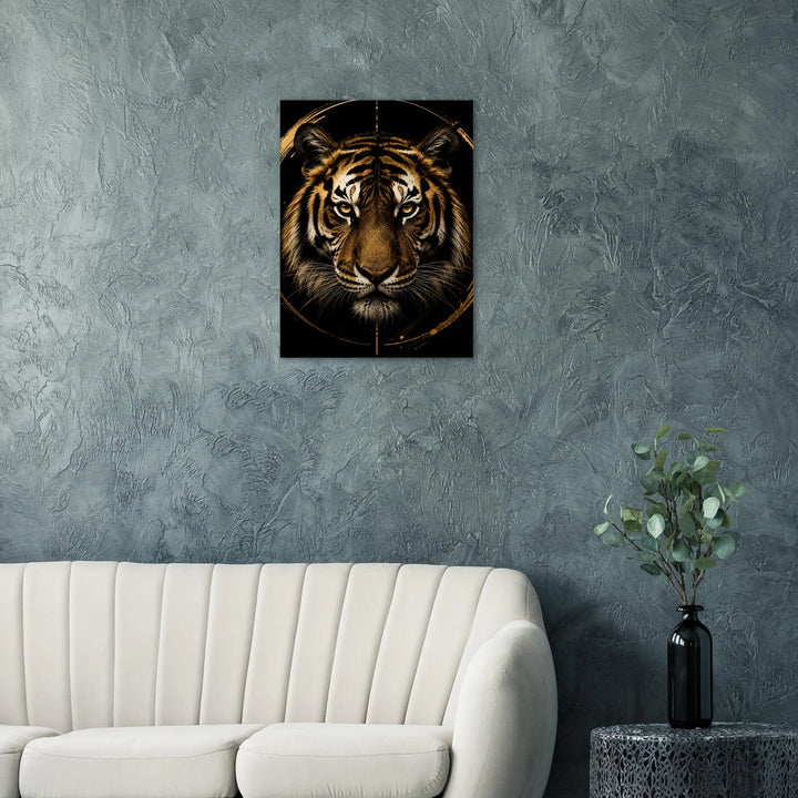 Golden Instinct – Wo Stärke auf pure Eleganz trifft - Simpls space print-Print Material