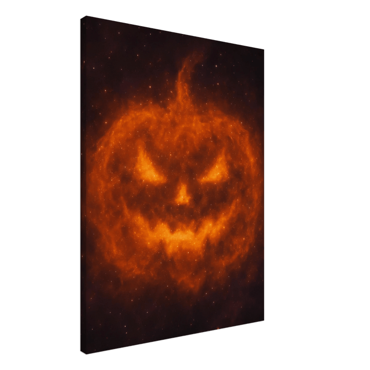 Pumpkin Nebula - Halloween - Simpls space print - Print Material