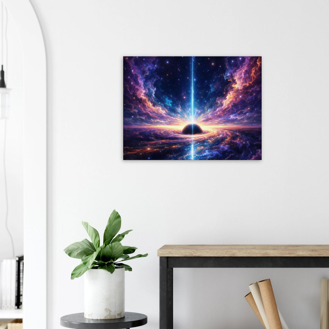 Voidlight Horizon – Der Übergang zwischen Leere und Licht - Simpls space print - Print Material