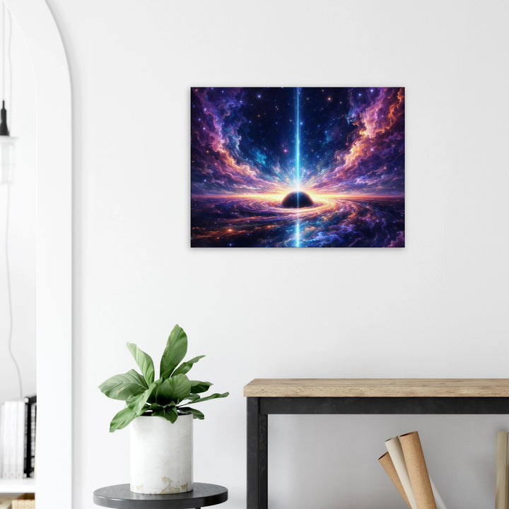 Voidlight Horizon – Der Übergang zwischen Leere und Licht - Simpls space print - Print Material