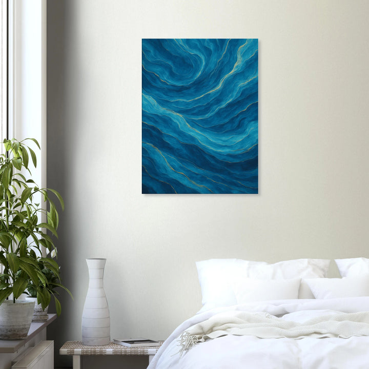 Lapis Tides – Die leise Melodie des fließenden Lichts - Simpls space print-Print Material