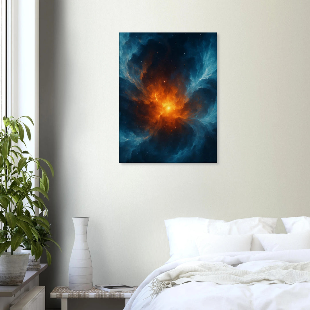 Frosted Ember – Wenn Eis das Feuer umarmt - Simpls space print-Print Material