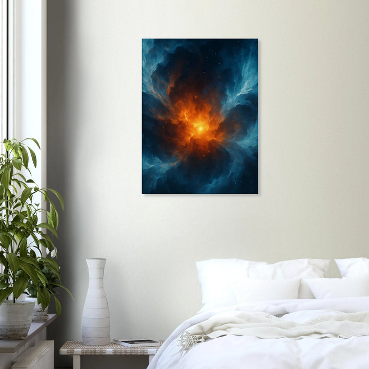 Frosted Ember – Wenn Eis das Feuer umarmt - Simpls space print-Print Material