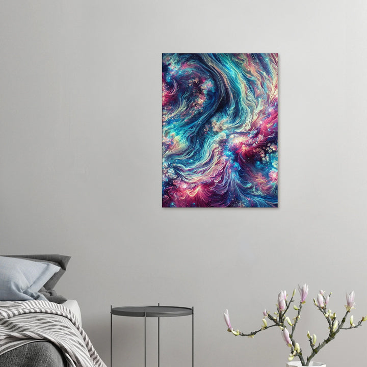 Color Flow – Wenn Farben zu kosmischen Gefühlen werden - Simpls space print-Print Material