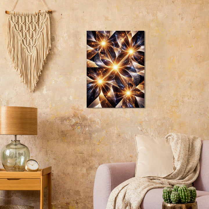 Kaleido Form – Das Licht deiner innersten Muster - Simpls space print-Print Material
