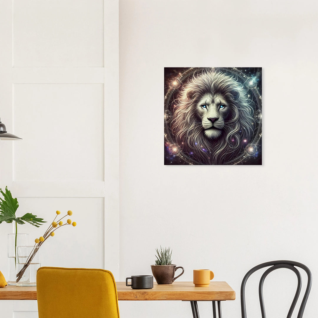 Totem Löwe – Der stille König deiner Seele - Simpls space print-Print Material