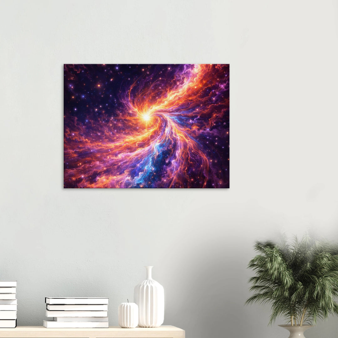Plasma Veil – Der Schleier aus Energie und Erwachen - Simpls space print-Print Material