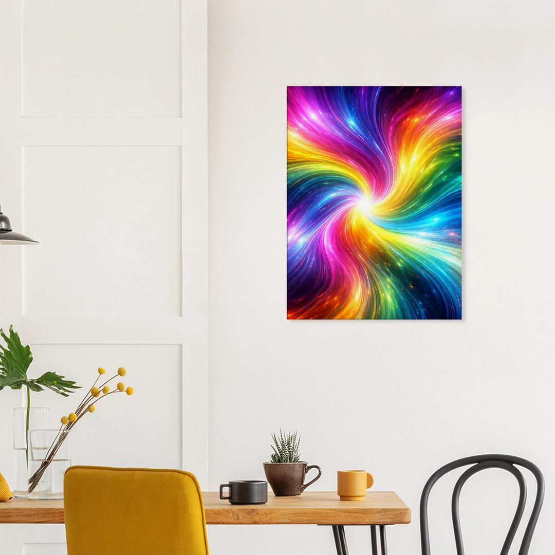 Sonic Saturation – Wo Farbe zu Bewegung wird - Simpls space print-Print Material