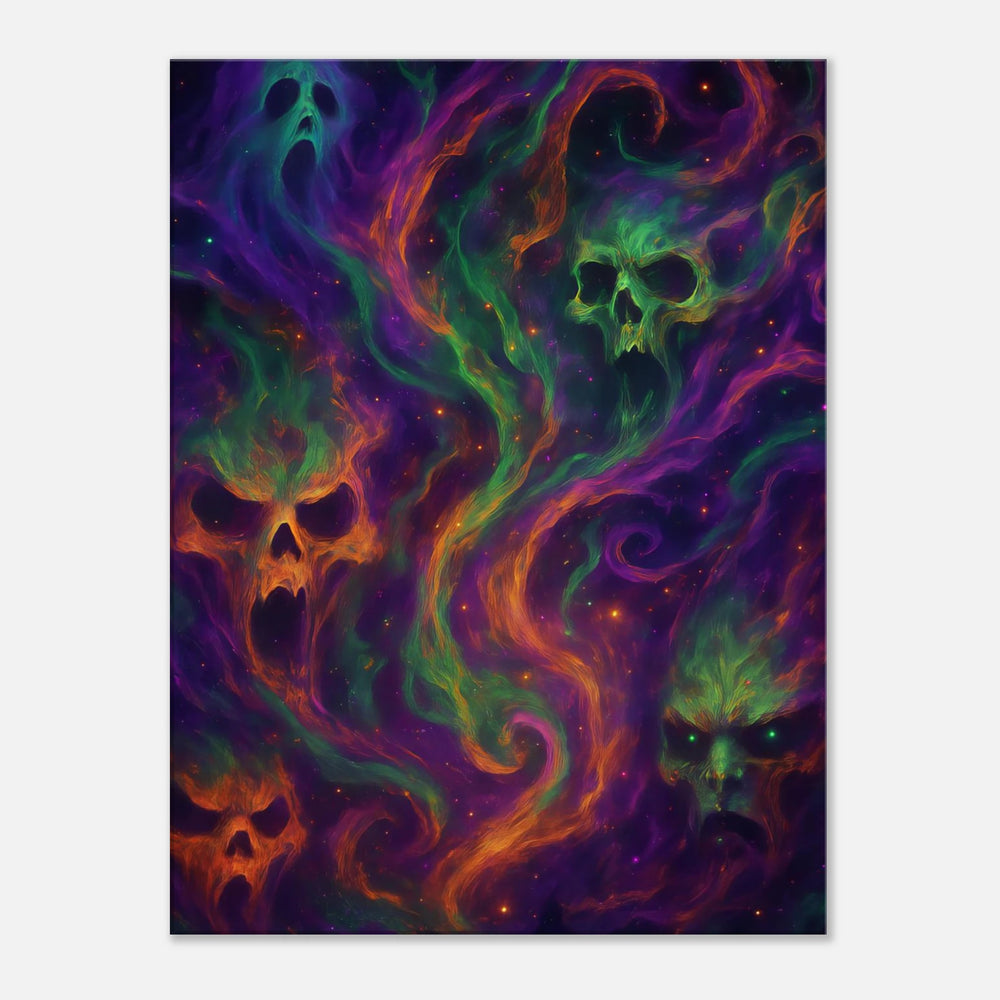 Ghoul Nebula - Halloween - Simpls space print - Print Material