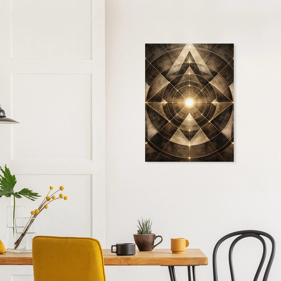 Calculated Stillness – Die Geometrie der inneren Ruhe - Simpls space print-Print Material