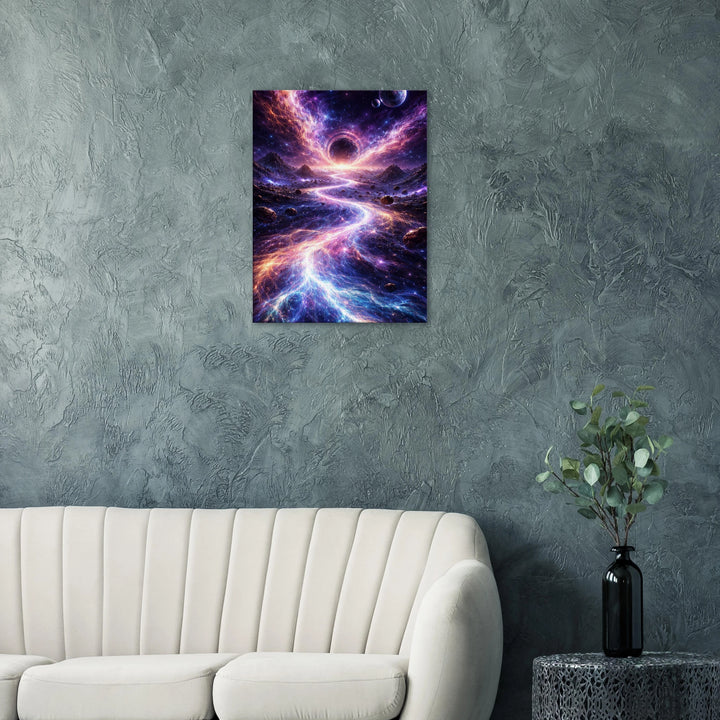 Veins of Infinity – Wo Energie das Universum durchzieht - Simpls space print-Print Material