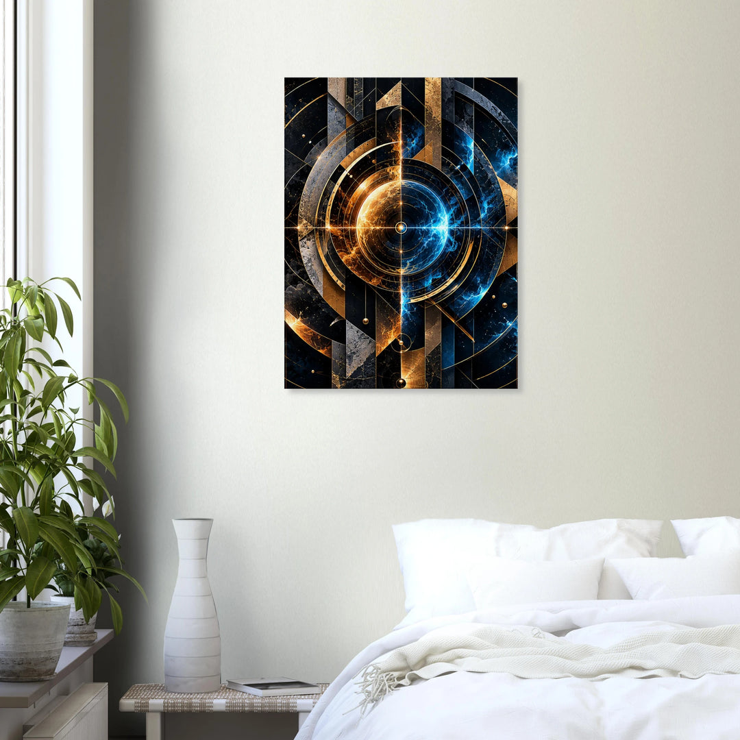 Aehter Komplex – Wo Struktur zu kosmischer Energie wird - Simpls space print-Print Material