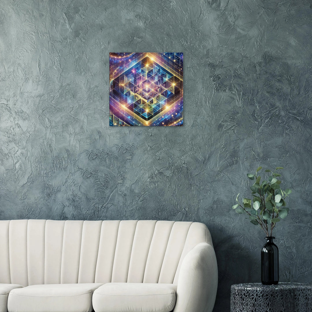 Geometrix - Leinwand - Simpls space print - Print Material