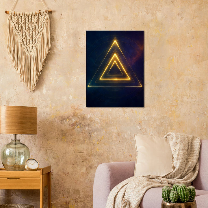 Sacred Triad – Die stille Ordnung hinter allem - Simpls space print-Print Material