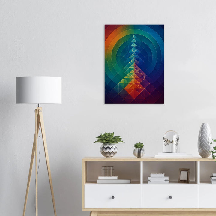 Fractal Ascend – Die Farben deiner inneren Reise - Simpls space print-Print Material