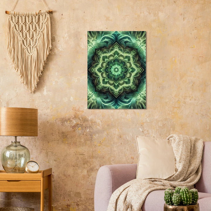 Whispers of Green - Simpls space print - Print Material