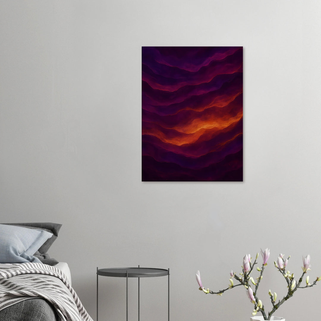 Twilight Layers – Die stille Tiefe zwischen Tag und Nacht - Simpls space print-Print Material