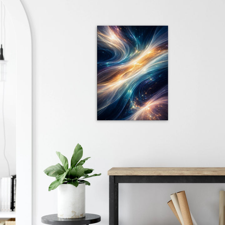 Electric Pulse – Der Moment, in dem Energie lebendig wird - Simpls space print - Print Material