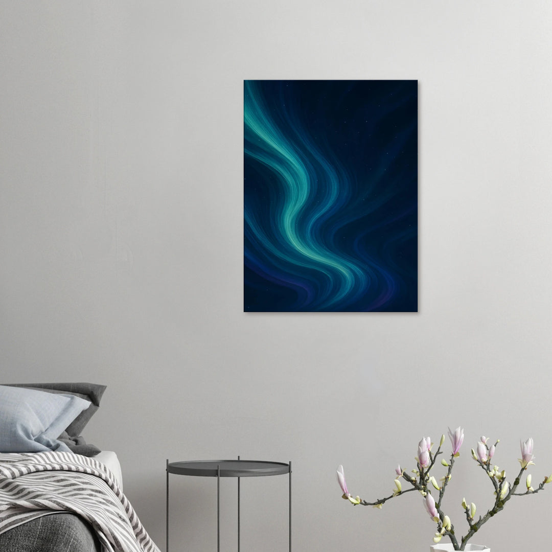 Aurora Veins – Wenn der Himmel durch deine Seele fließt - Simpls space print-Print Material
