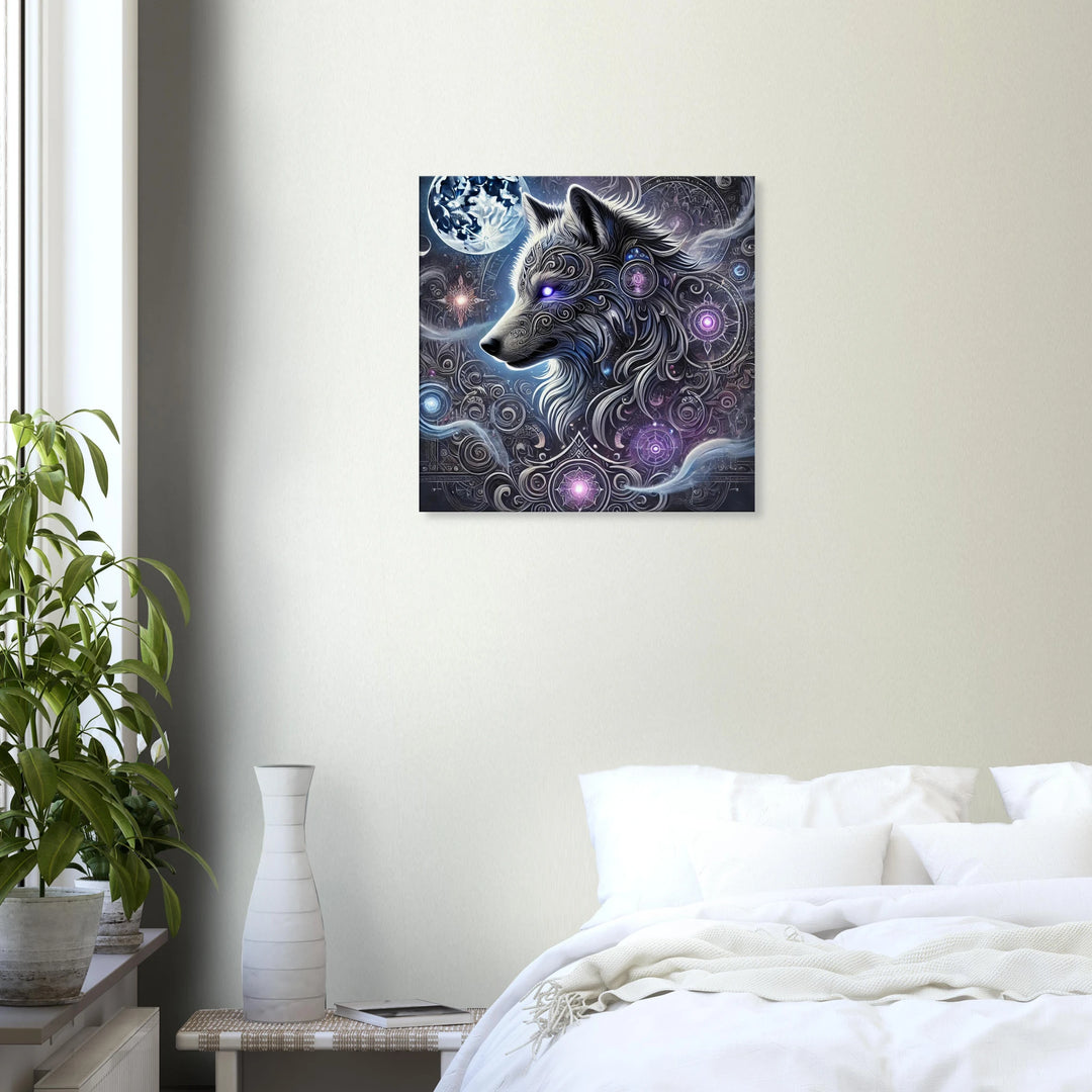 Totem-Wolf Dark Edition - Simpls space print-Print Material