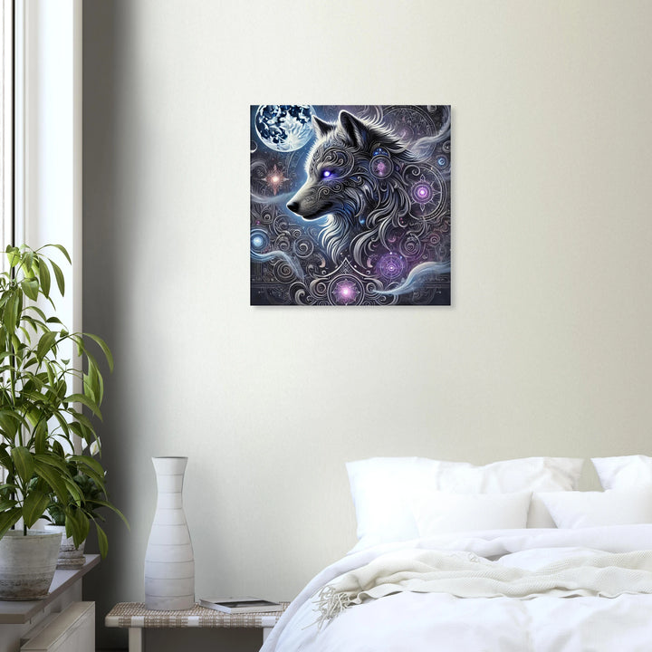 Totem-Wolf Dark Edition - Simpls space print-Print Material