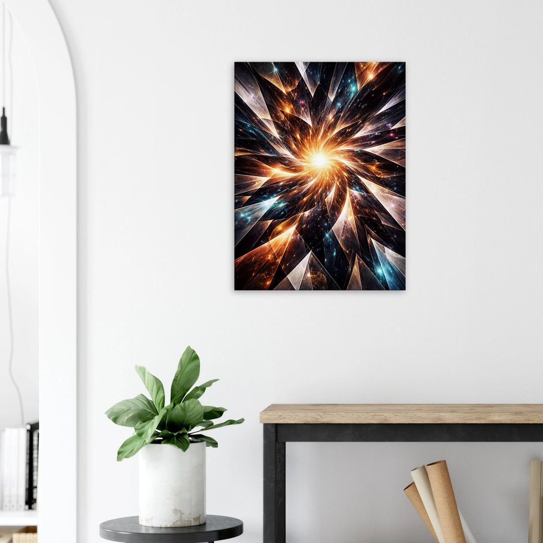 Fragmented Flow – Wenn Brüche zu Bewegung werden - Simpls space print-Print Material