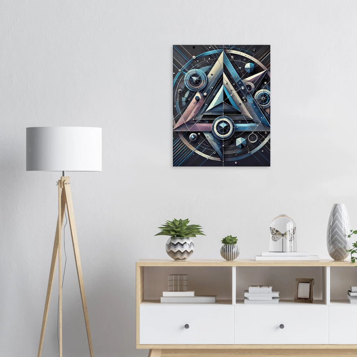 Triangles - Simpls space print - Print Material
