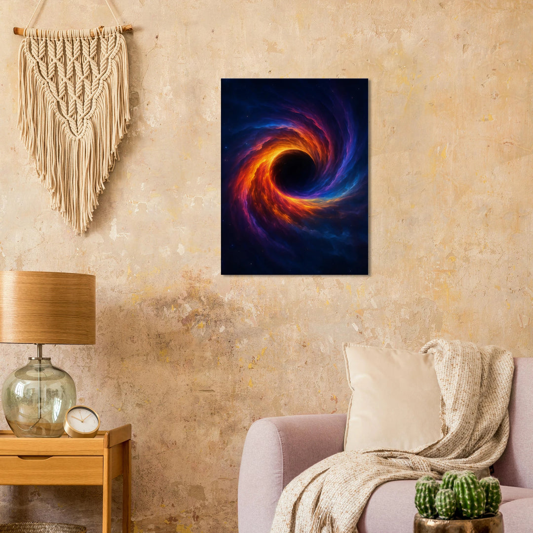 Spectra Collapse – Der Tanz des Lichts im Herzen der Dunkelheit - Simpls space print-Print Material