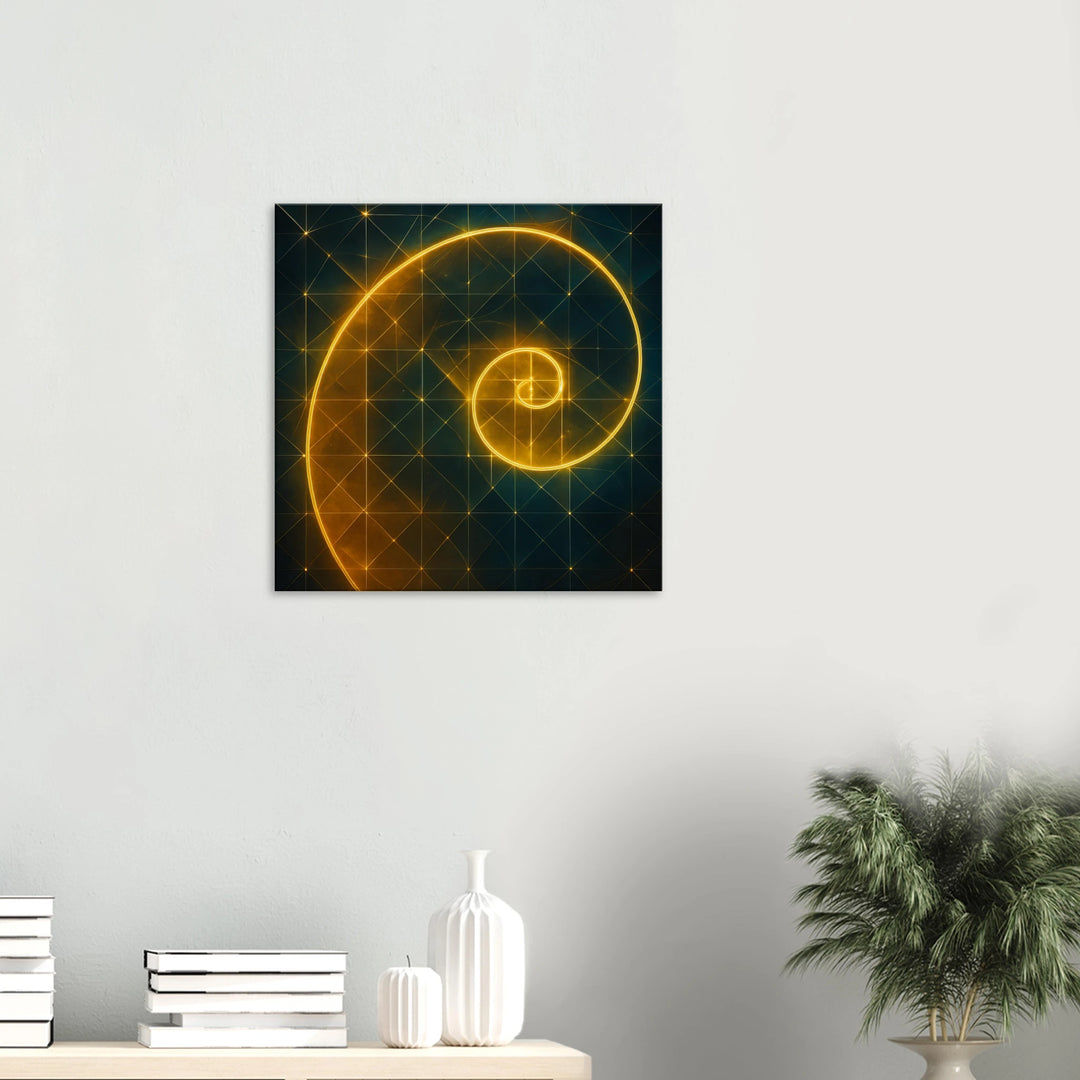 Golden Sequence – Die Spirale des Universums - Simpls space print-Print Material