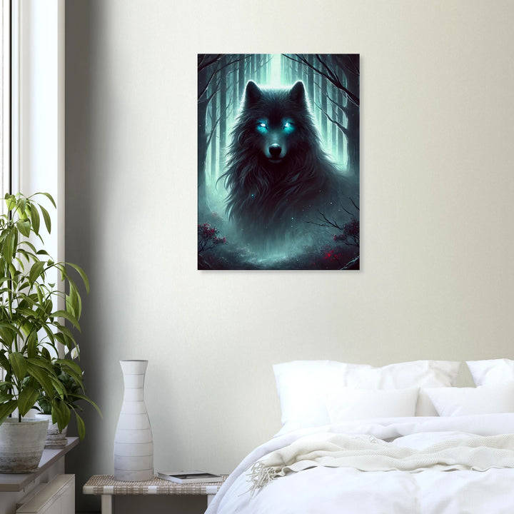 Foggy Wolf – Wächter deiner inneren Wildnis - Simpls space print-Print Material