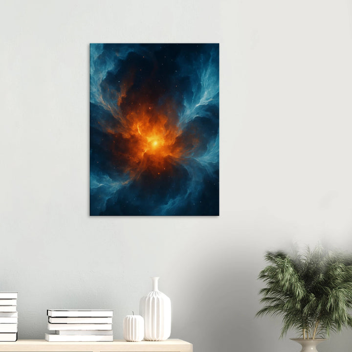 Frosted Ember – Wenn Eis das Feuer umarmt - Simpls space print-Print Material