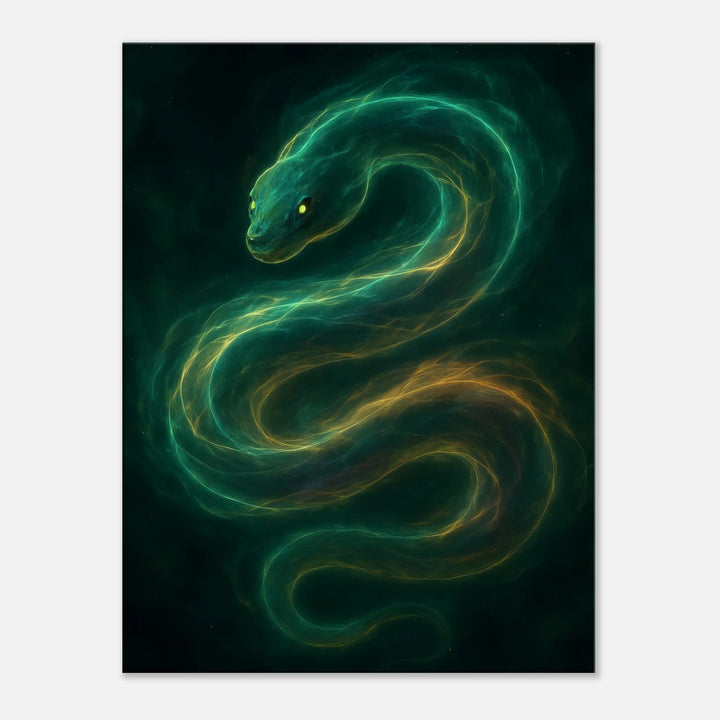 Soul of the Serpent – Die Weisheit, die durch das Dunkel gleitet - Simpls space print-Print Material