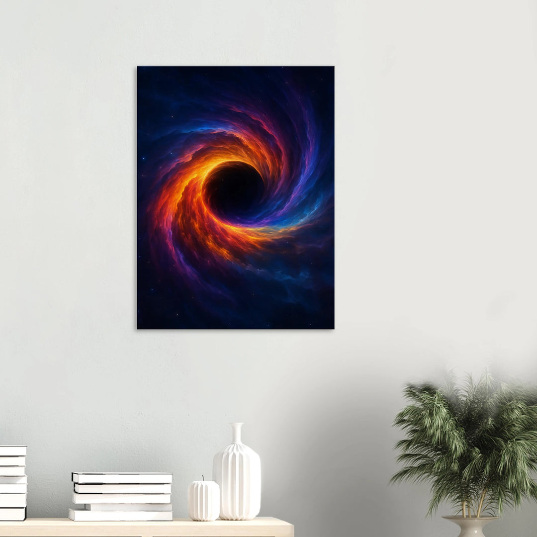 Spectra Collapse – Der Tanz des Lichts im Herzen der Dunkelheit - Simpls space print-Print Material