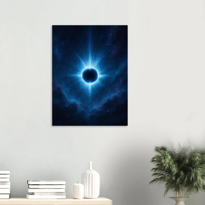 Voidlight Echo – Das Licht, das aus der Stille ruft - Simpls space print-Print Material