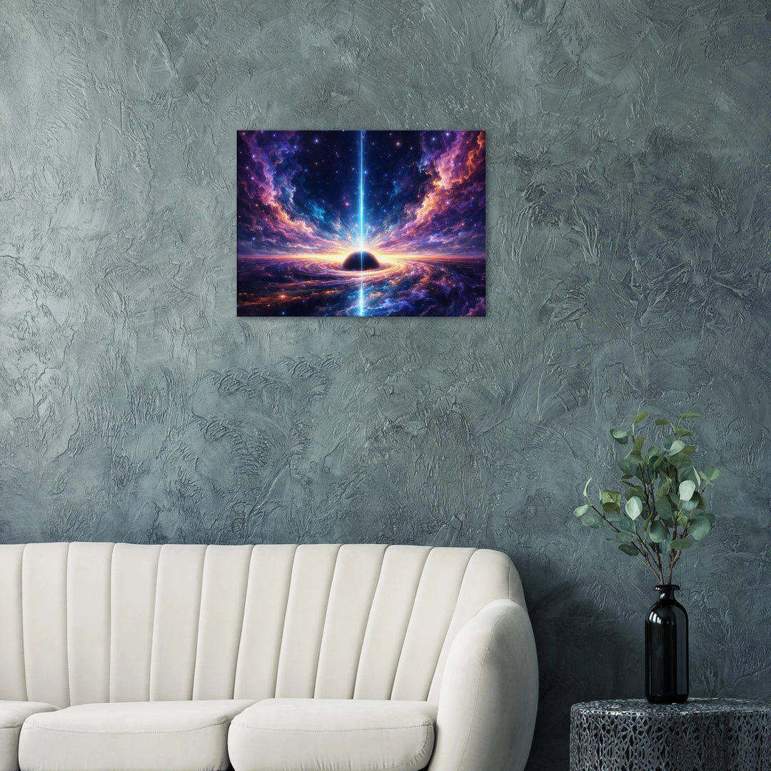 Voidlight Horizon – Der Übergang zwischen Leere und Licht - Simpls space print-Print Material