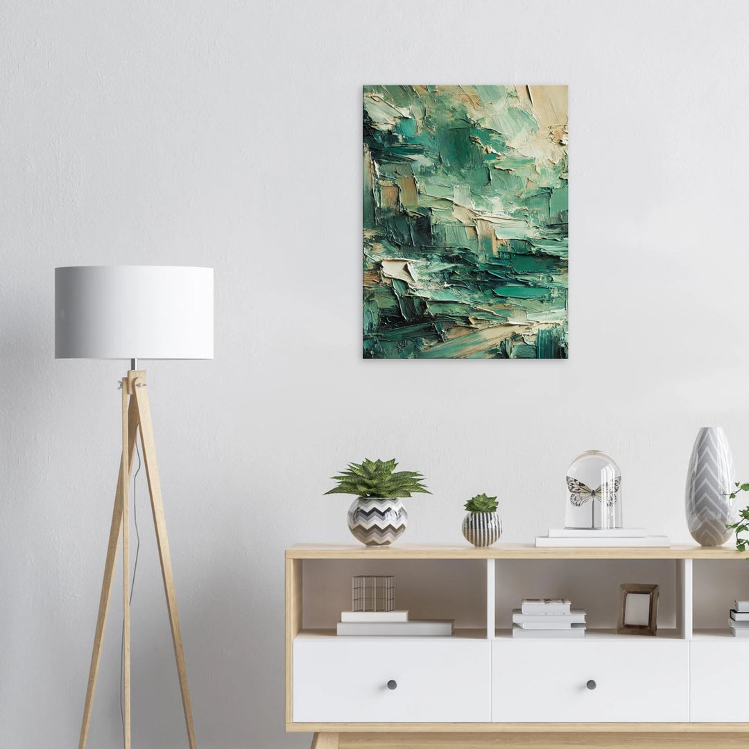 Resilience in Green - Leinwand - Simpls space print - Print Material